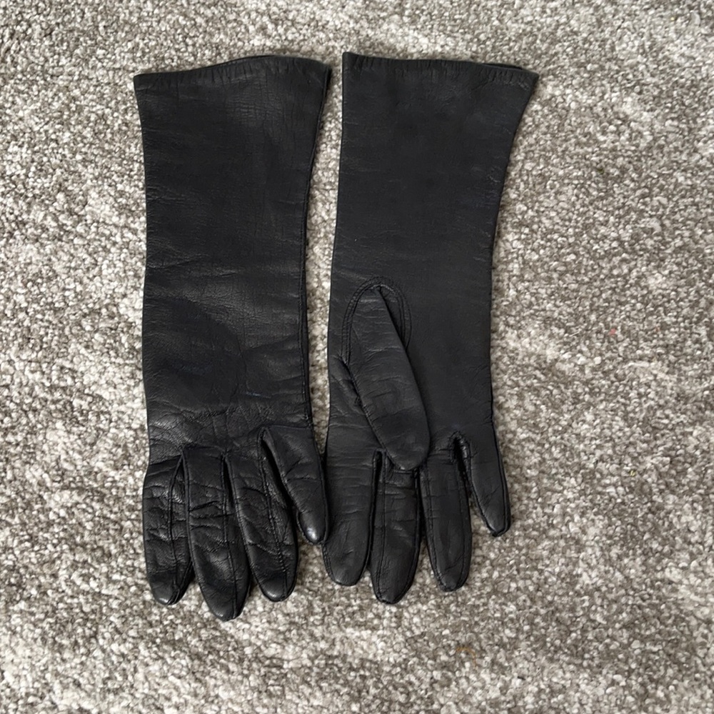 Max Mayer & CO Italy leather gloves # D